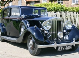 Vintage Rolls Royce for wedding hire in Guildford